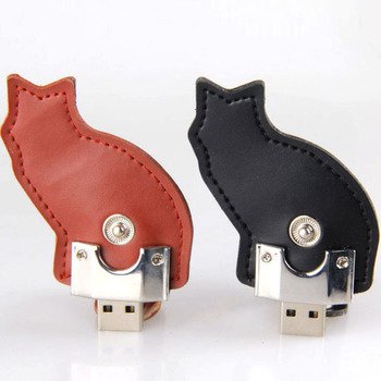 皮製隨身碟-貓咪造型USB_3